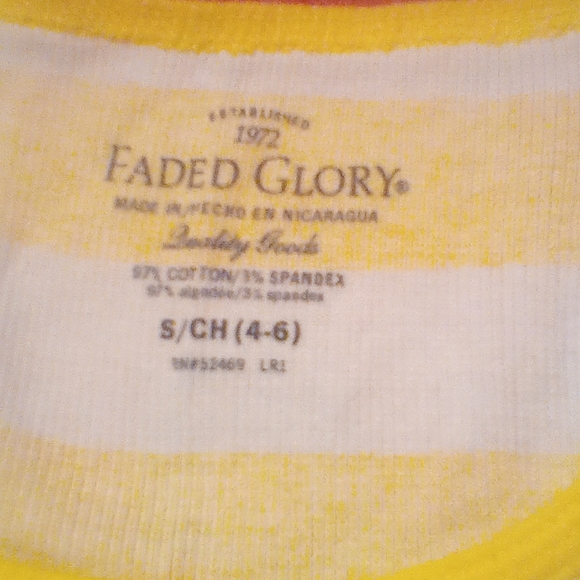 Kids striped tank belly shirt - Picture 2 of 3